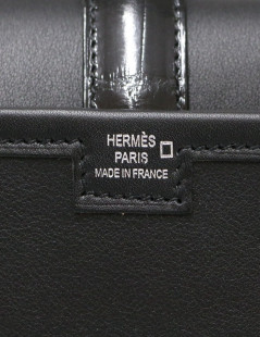 HERMES Jige clutch swift leather and alligator