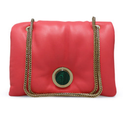 Sac Airbag GIAMBATISTA VALLI cuir corail