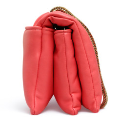 Sac Airbag GIAMBATISTA VALLI cuir corail