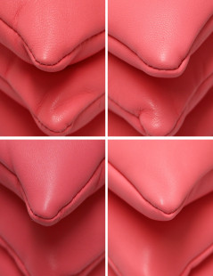 GIAMBATISTA VALLI Airbag bag in coral leather 