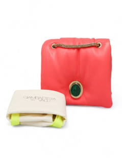 GIAMBATISTA VALLI Airbag bag in coral leather 