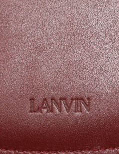 Porte cartes LANVIN bordeaux