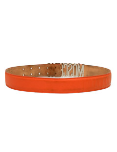 Ceinture MOSCHINO cuir orange