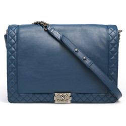 Sac Boy CHANEL bleu