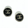 Boucles d'oreilles CHANEL CC noir