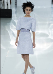 Tailleur jupe top CHANEL Haute Couture