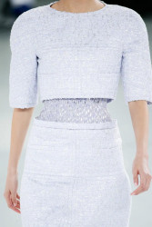 Tailleur jupe top CHANEL Haute Couture