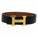 Ceinture H HERMES T95 bicolore