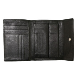 Porte cartes PRADA cuir noir