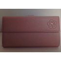 Long porte-monnaie CHANEL cuir grainé rose