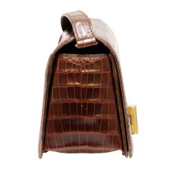 Mini sac CARTIER crocodile tabac