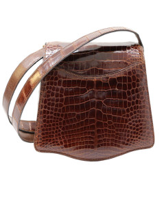 Mini sac CARTIER crocodile tabac