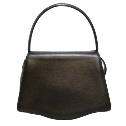 Sac CARTIER cuir noir Vintage