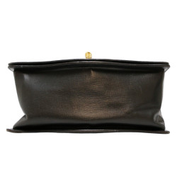 Sac CARTIER cuir noir Vintage