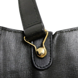 Sac CARTIER cuir noir Vintage