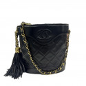 Sac vintage vanity CHANEL noir