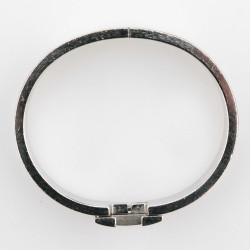 Bracelet clic clac HERMES émaillé noir