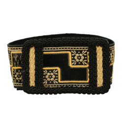 Vintage black and gold belt