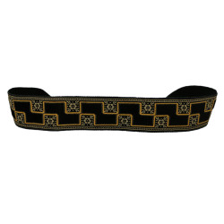 Vintage black and gold belt