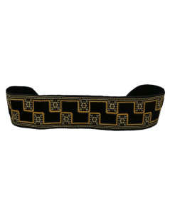 Ceinture or et noir vintage