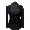 Veste CHANEL T 38 courte noire