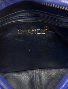 CHANEL Vintage blue Mini Camera