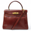 Sac Kelly 28 vintage rouge H HERMES