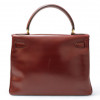 Sac Kelly 28 vintage rouge H HERMES