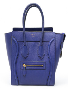 Sac CELINE Luggage Micro cuir grainé