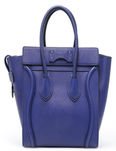 Sac CELINE Luggage Micro cuir grainé