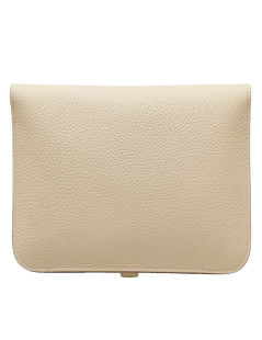 HERMES chalk Dogon wallet