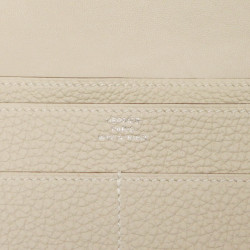 HERMES chalk Dogon wallet