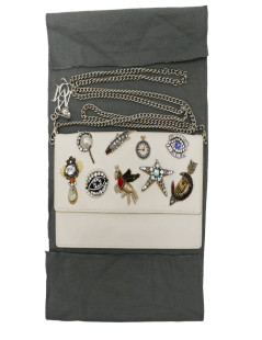 White ALEXANDER McQUEEN Jewel Bag