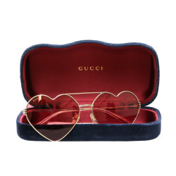 Lunettes de soleil GUCCI coeur 