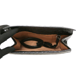 Pochette ALAIA cuir noir