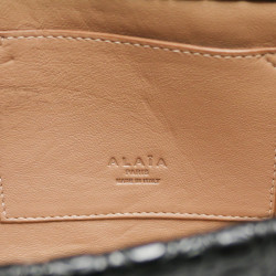 Pochette ALAIA cuir noir