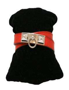 Bracelet HERMES Rivale double Capucine