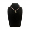 Collier CHANEL rose et strass