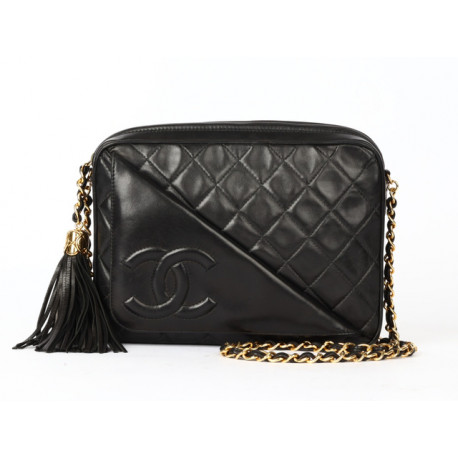 Caméra vintage CHANEL noir