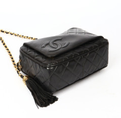  CHANEL vintage black caméra bag