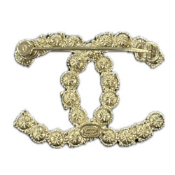 Broche CHANEL perles strass