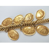 CHANEL golden bracelet with medals