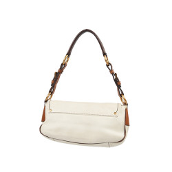 Sac PRADA bicolore beige marron