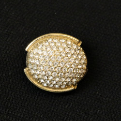 Broche CHRISTIAN DIOR Vintage strass