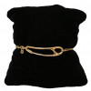 Bracelet HERMES chaine d'ancre Punk or