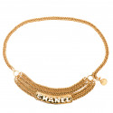 CHANEL vintage gilded chain belt