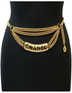 Ceinture chanel chaine dorée vintage