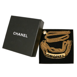 Ceinture chanel chaine dorée vintage