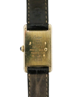 Montre Tank CARTIER vermeil Vintage