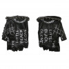 CHANEL "The little black glove" mittens size 7.5FR